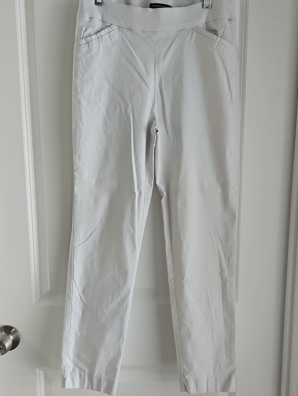 Counterparts Women's White Straight-Leg Pants